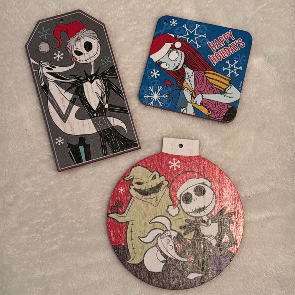 💜 Disney Nightmare Before Christmas Wooden Decor